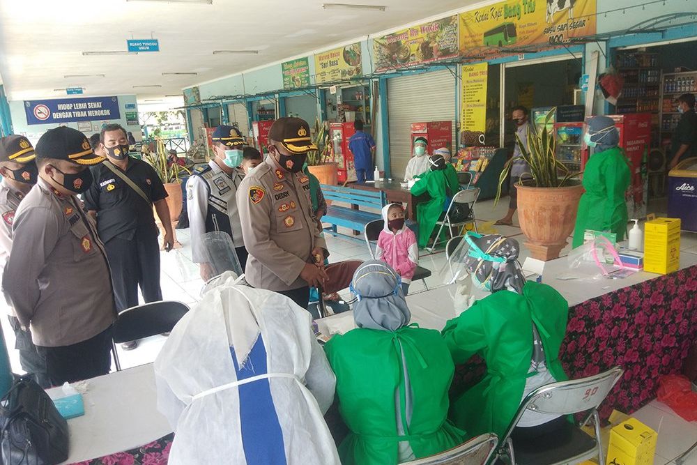 Persiapan Libur Panjang, Delapan Warga Luar Kota Terjaring Operasi Jalani Rapid Test Hasilnya Reaktif