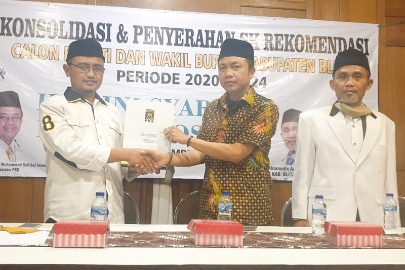 Didukung Tiga Parpol Rini-Rahmat Santoso Siap Lawan Petahana di Pilkada Blitar