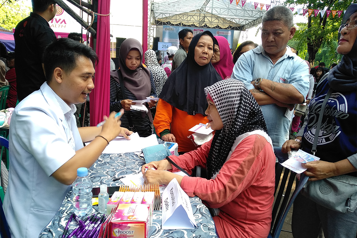 Cek Kesehatan Galau di Gor Sidoarjo Pecahkan Rekor Muri