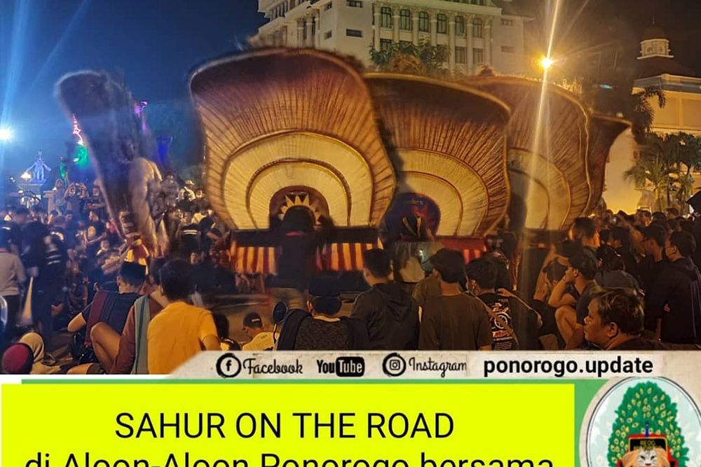 Bupati Sayangkan Sahur On The Road Gelar Pertunjukan Reog