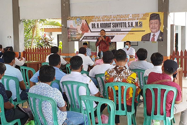 Anggota DPRD Jatim Kodrat Sunyoto Disambati Warga Lamongan, Ada Dua Hal yang Mendesak