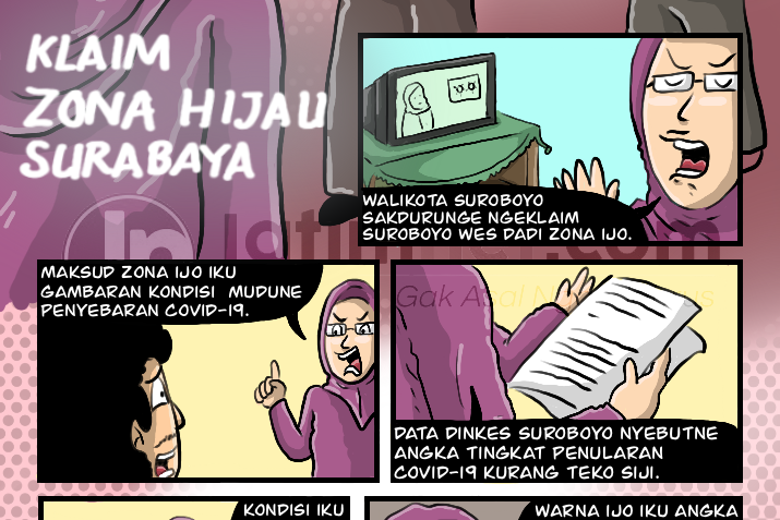 Perubahan Warna di Surabaya