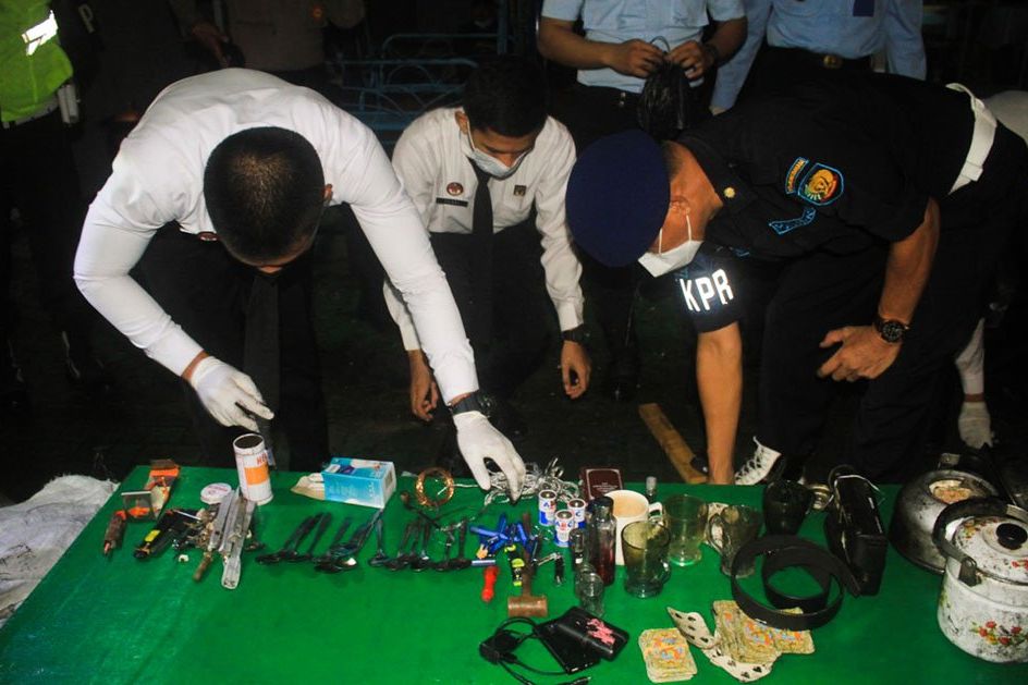 Rutan Ponorogo Dirazia, Petugas Temukan Sajam