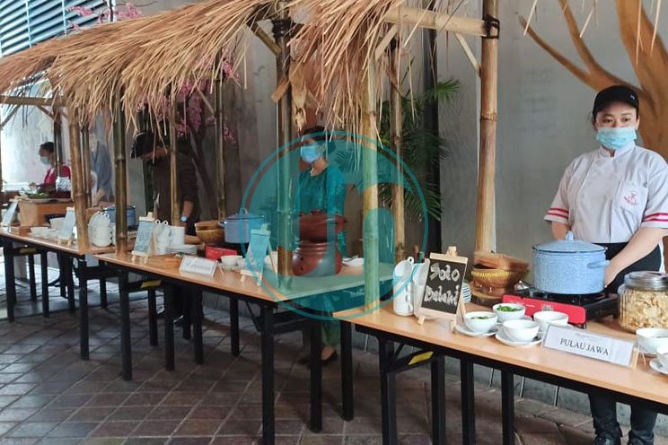 KULINER NUSANTARA: Quest Hotel Darmo Surabaya menggelar ‘Nusantara Food Questival’ selama satu tahun penuh, sebagai bentuk upaya pelestarian kebudayaan kuliner Indonesia, Selasa 26 Januari 2021. Fotografer: Restu