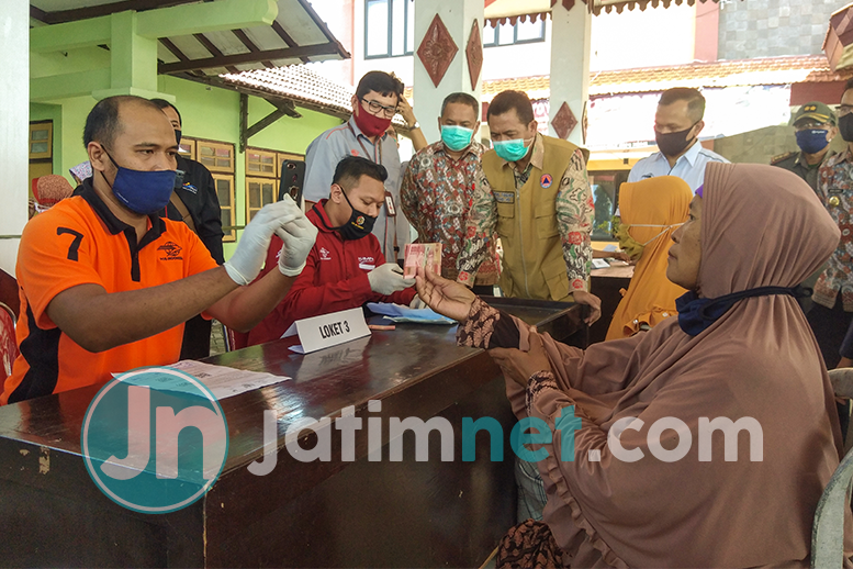 Pemkab Mojokerto Salurkan 41.498 KPM Berupa BLT Melalui PT. POS Indonesia