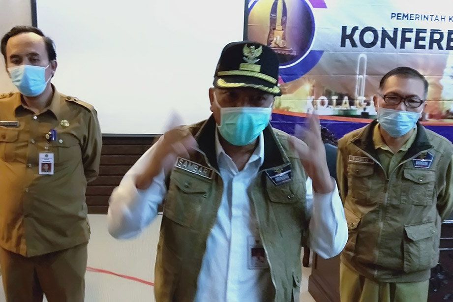 Bupati Gresik Sambari Positif Covid-19