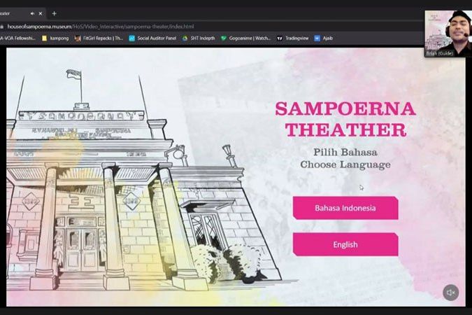 Pameran Virtual Sampoerna Theater Bawa Nostalgia Bioskop “Theater Luas Hawa Tjukup”