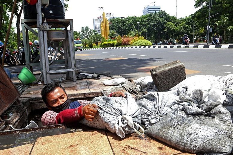 Cegah Genangan di Pusat Kota Aliran Air Dibagi Menjadi Dua Sisi
