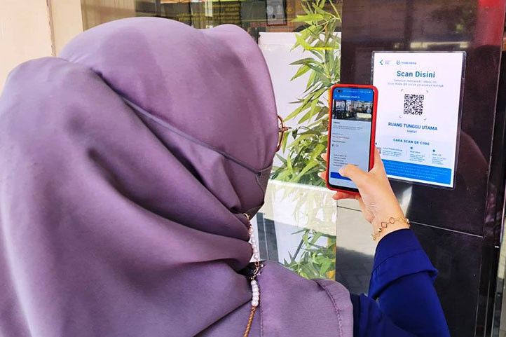 Kantor Samsat Polres Situbondo Terapkan Scan Barcode PeduliLindungi