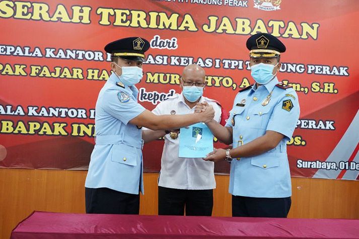 Indra Bangsawan Resmi Nahkodai Kanim Tanjung Perak
