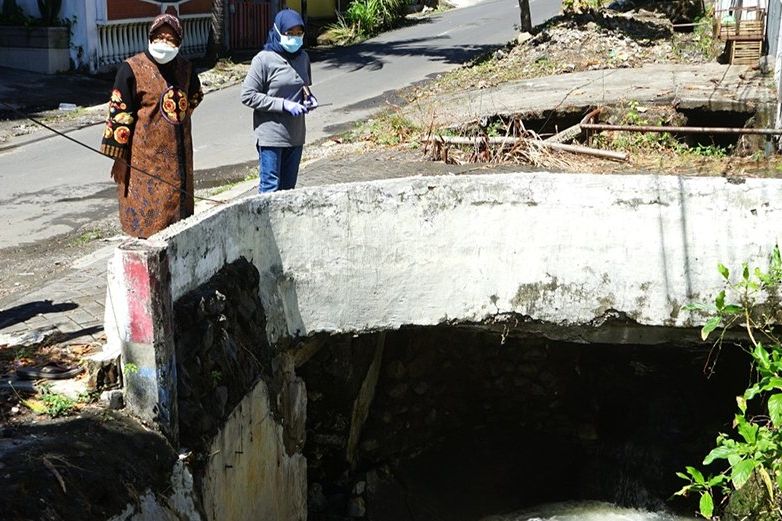 Atasi Genangan di Mayjen Sungkono, Taman Makam Pahlawan Akan Dibuatkan Tampungan