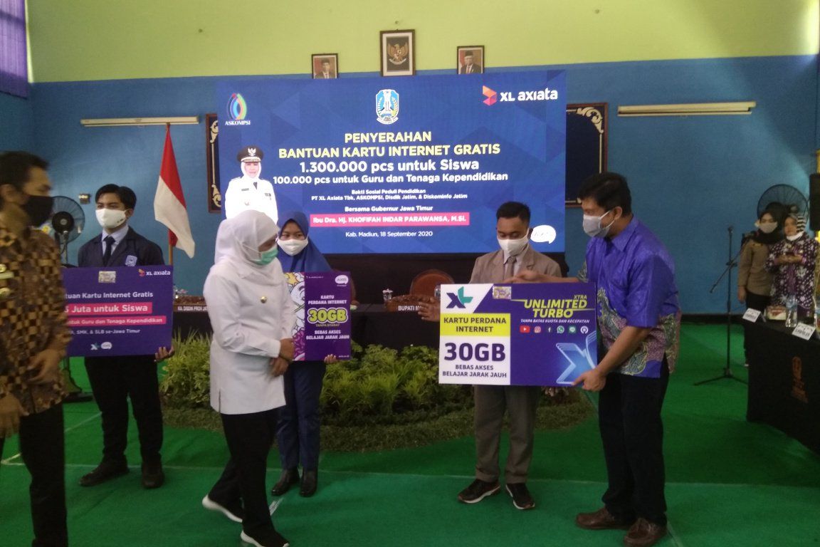 Covid-19, Enam Juta Siswa di Jawa Timur Belajar Secara Daring