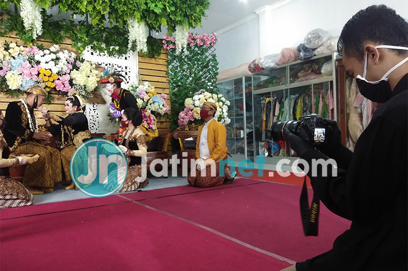 Covid-19, Komunitas Pekerja Industri Gelar Simulasi Resepsi Pernikahan Sambut New Normal