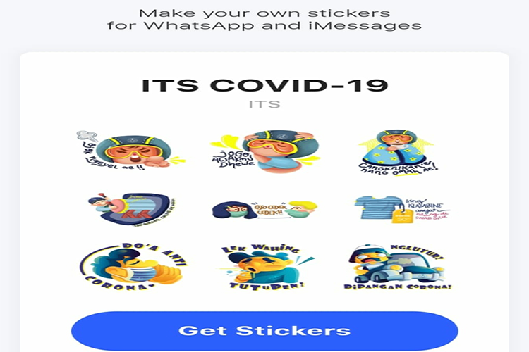 Kampanyekan Edukasi Pencegahan Covid-19 Bisa Melalui Stiker