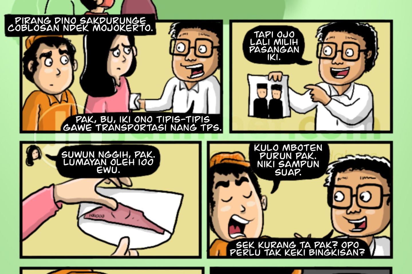 Praktik Uang di Pilkada