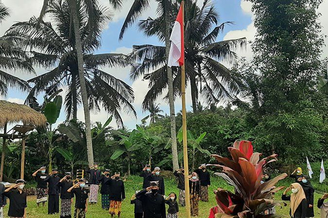 Masyarakat Osing Banyuwangi Peringati HUT Kemerdekaan RI Dibarengi Selamatan TradisI