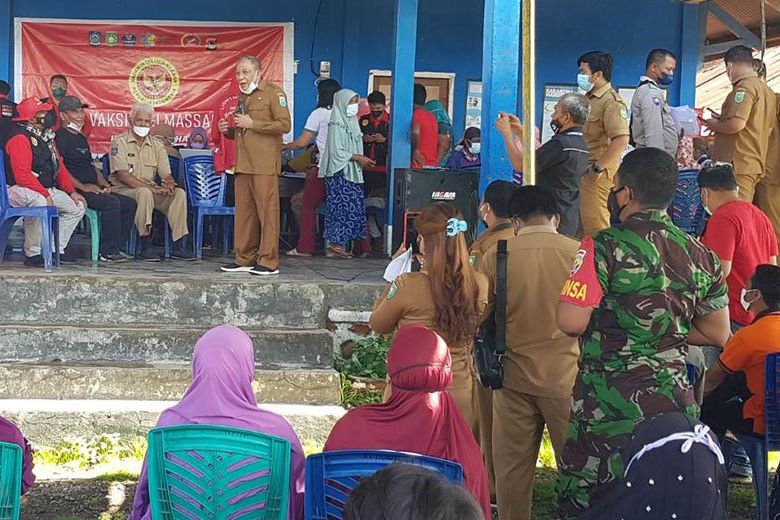 Progres Capaian Vaksinasi di Kabupaten Sumbawa Tercepat di Pulau Sumbawa