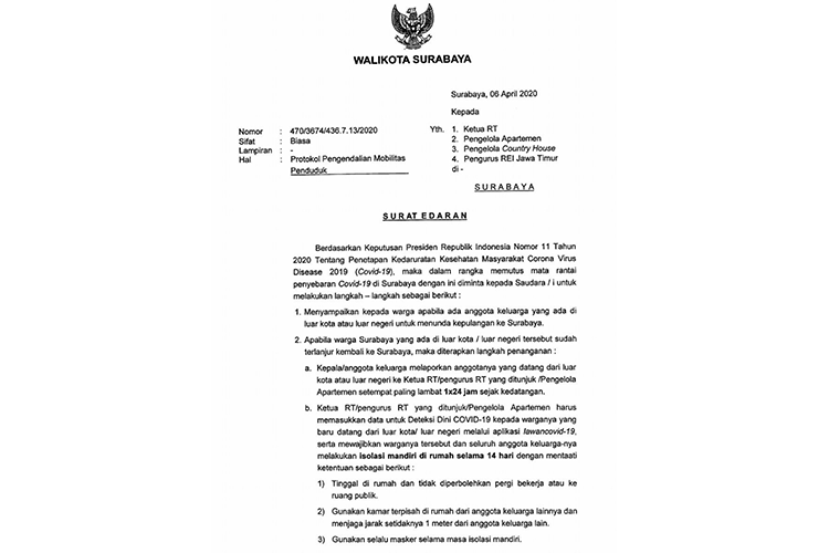 Upaya Putus Rantai Penyebaran Covid-19, Ketua RT Diminta Lakukan Antisipasi