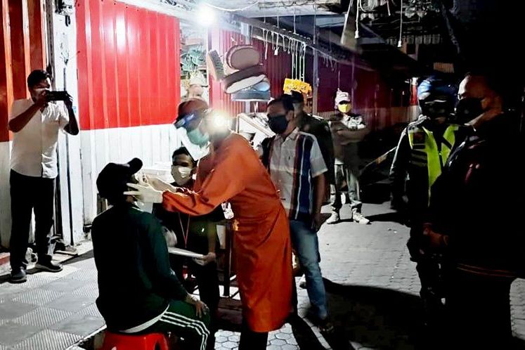 PPKM Darurat, Warga Terjaring Operasi Malam Hari Langsung Diswab
