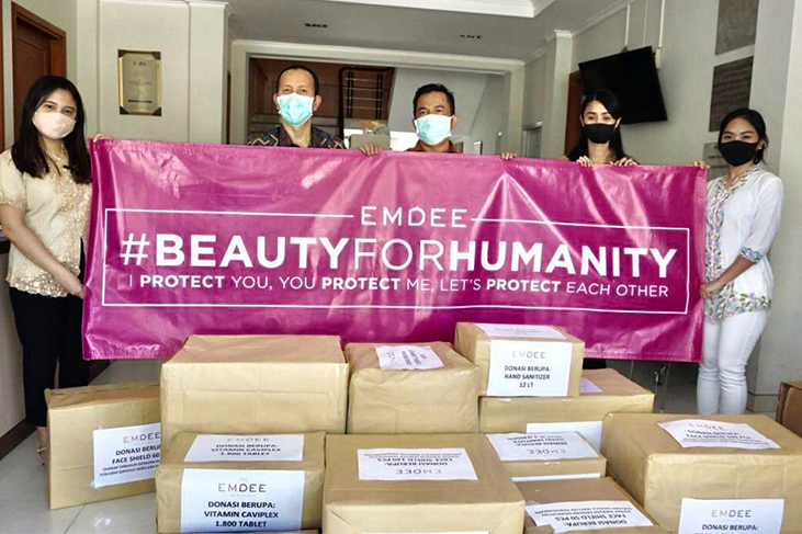 Lawan Covid-19, The Emdee Skin Clinic Beri Bantuan ke Tim IDI Surabaya
