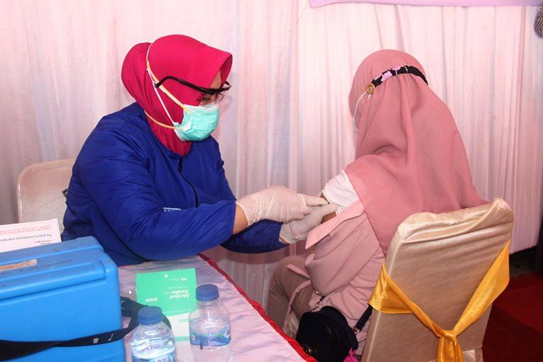 Percepat Target Herd Imunity, Polda Jatim Gelar Vaksinasi Bagi Difabel Serentak