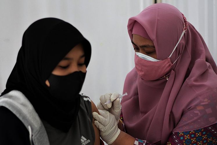 Kangen Masuk Sekolah Pelajar Situbondo Antusias Ikut Vaksin