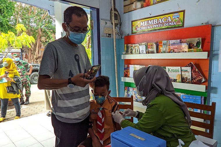 42 Ribu Anak di Ponorogo Telah Divaksin Covid-19