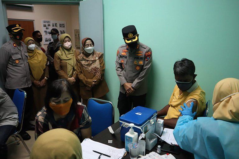 Pemkot Mojokerto Bersama Polisi Bersinergi Percepatan Vaksin Booster