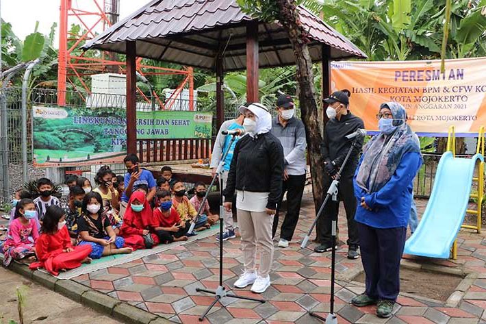 Menuju Kota Sehat yang Paripurna, Ning Ita Resmikan Kotaku di Blooto