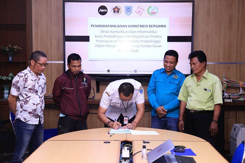 Diskominfo dan Wartawan, Jalin Komitmen Terkait Pemberitaan Ramah Anak