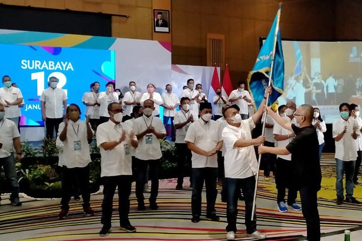 Pelantikan PWI Jatim, Pers Harus Sehat, Cerdas, dan Berwibawa