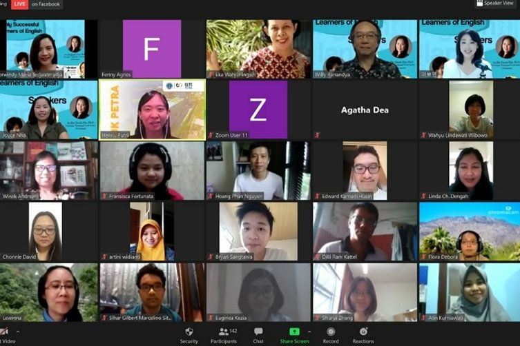 Ingin Mahir Bahasa Inggris, 823 Peserta dari 42 Negara Ikuti Webinar International