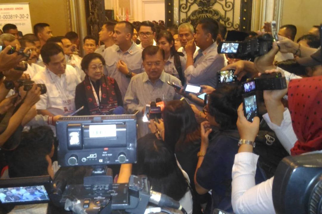 JK Ingatkan TKN Jokowi-Ma'ruf Amin Tidak Jumawa Hasil Survei