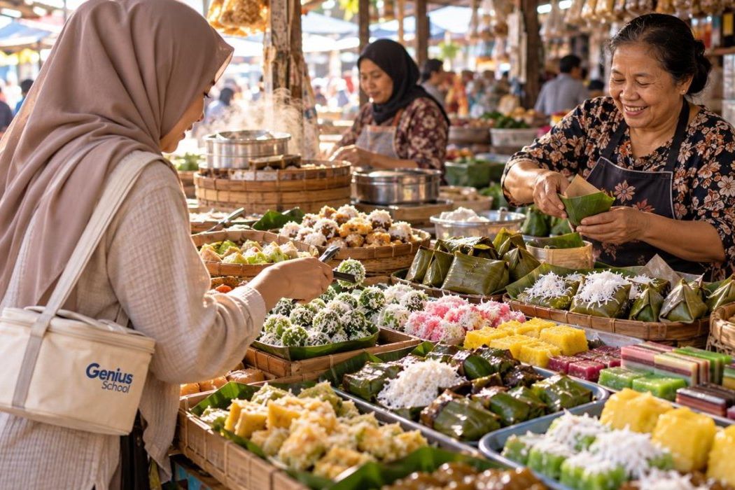 Jajanan Pasar Bertahan di Tengah Makanan Kekinian