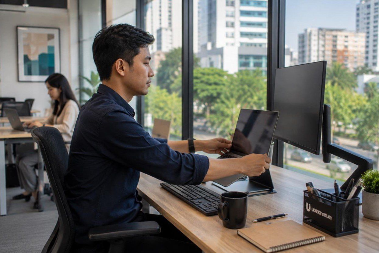 Jarak Layar yang Nyaman Saat Bekerja Menggunakan Laptop