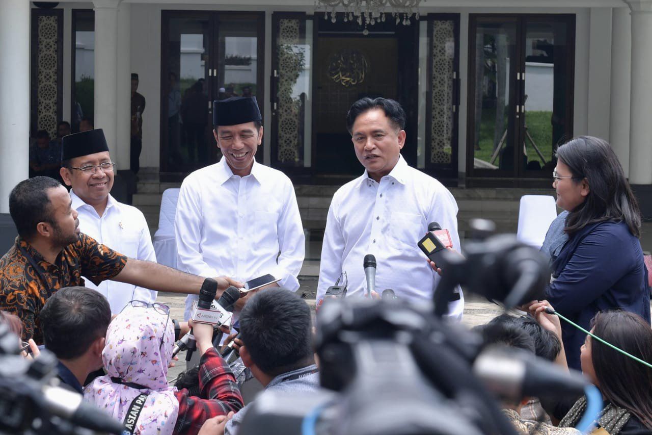 Bertemu Yusril, Presiden Jokowi Bahas Ketatanegaraan