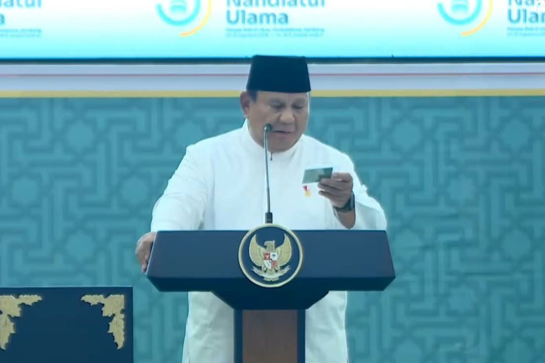 Resmi Jadi Anggota NU, Prabowo Terima KARTANU Seumur Hidup