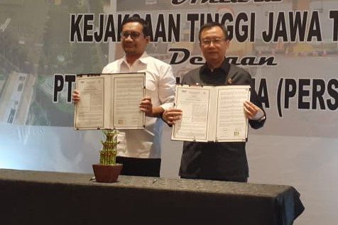 Tangani Perkara Perdata dan Tata Usaha, PT JGU Kerjasama dengan Kejati Jatim