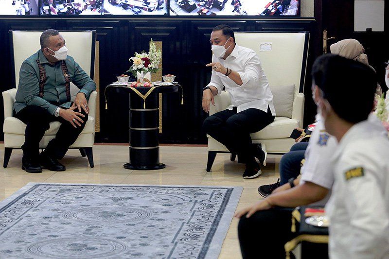 Program Padat Karya di Surabaya dapat Support dari Wamenaker RI