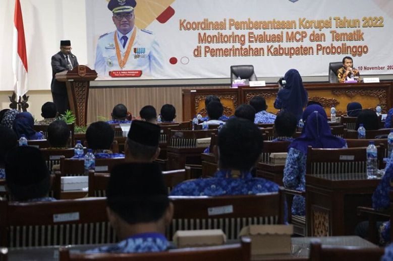 Pemkab Probolinggo Bersama KPK Ingatkan Kepala Desa Hati-hati Mengelola Anggaran