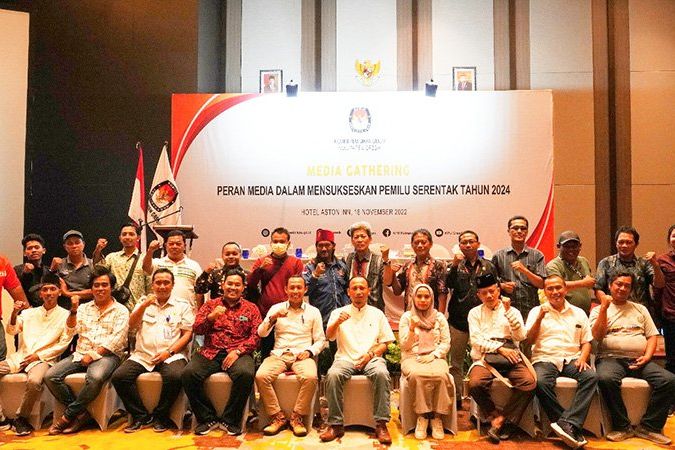 KPU Gresik, KWG dan PWI Gresik Bersinergi Sukseskan Gelaran Pemilu Serentak 2024