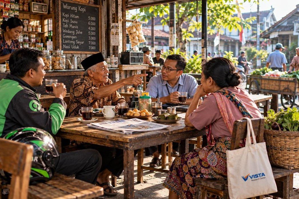 Warung Kopi Jadi Tempat Bertukar Kabar Warga