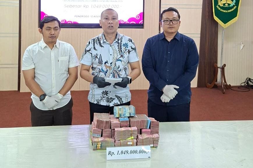 Tiga Kali Penyitaan, Rp3,03 Miliar Tunjangan Rumah DPRD Ponorogo Diamankan Jaksa