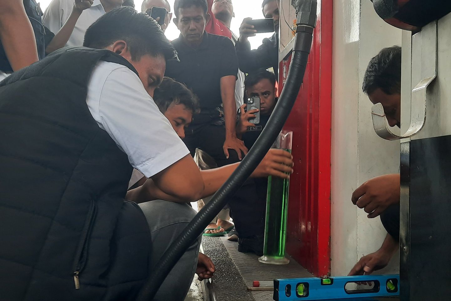 Polres Tuban Sidak SPBU Usai Warga Keluhkan Pertalite Bermasalah