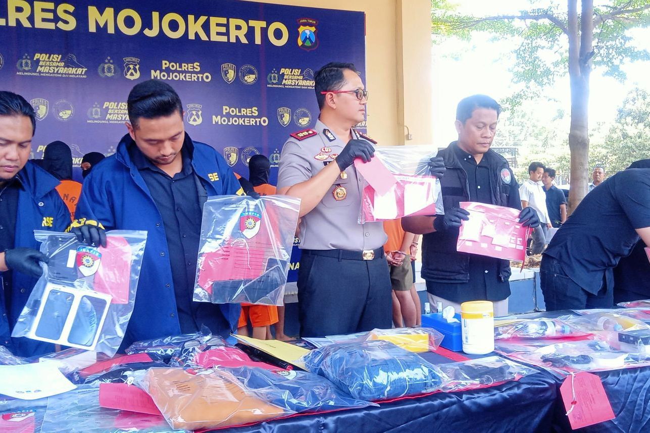 Lima Hari Menjabat, Kapolres Mojokerto Ungkap 11 Kasus Kriminal