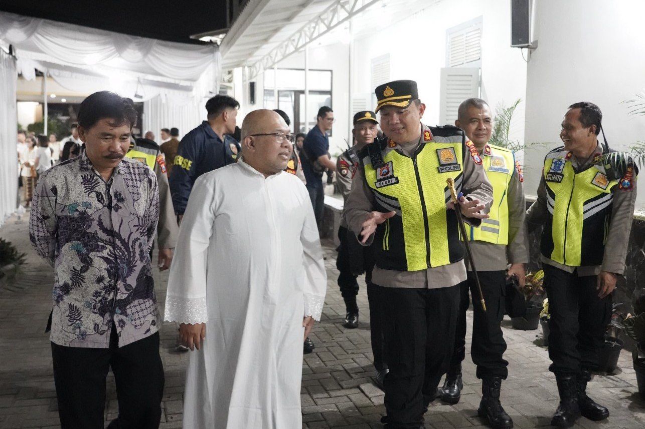 Amankan Rangkaian Ibadah Paskah, Polres Mojokerto Kota Terjunkan 150 Personel