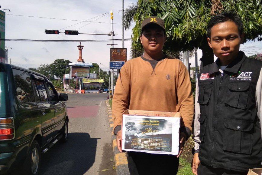 ACT Bantu Keluarga Korban Kebakaran Rumah di Binjai