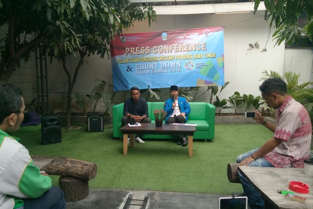 Sambut Asian Games KNPI Jatim Adakan Hitung Mundur