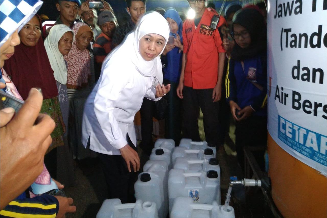 200 Tangki Air Bersih Atasi Desa yang Dilanda Kekeringan di Ponorogo