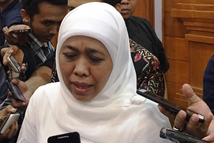 Khofifah Mengaku Baru Tahu Haris Menantu Mantan Tim Suksesnya